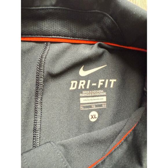 Nike Dri-Fit University of Oregon OSU Beaver Polo Shirt, Men's size XL, Black - Picture 4 of 5